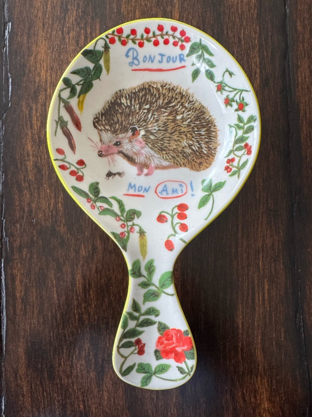 Anthropologie Nathalie Lete Hedgehog Compagnon Spoon Rest